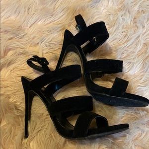 Black Strappy Sandals